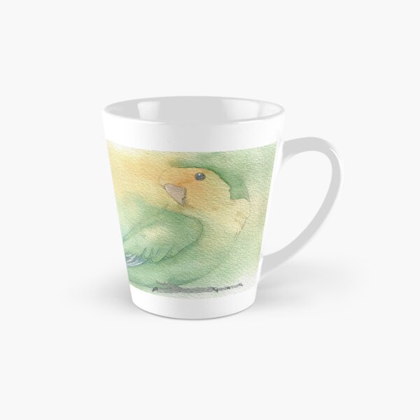 Item preview, Lovebird watercolor portrait designed and sold by L'Atelier Oranjade.