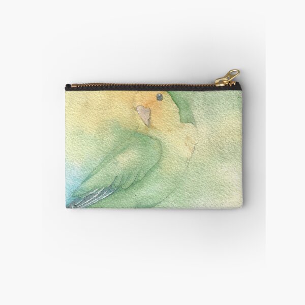 Item preview, Lovebird watercolor portrait designed and sold by L'Atelier Oranjade.