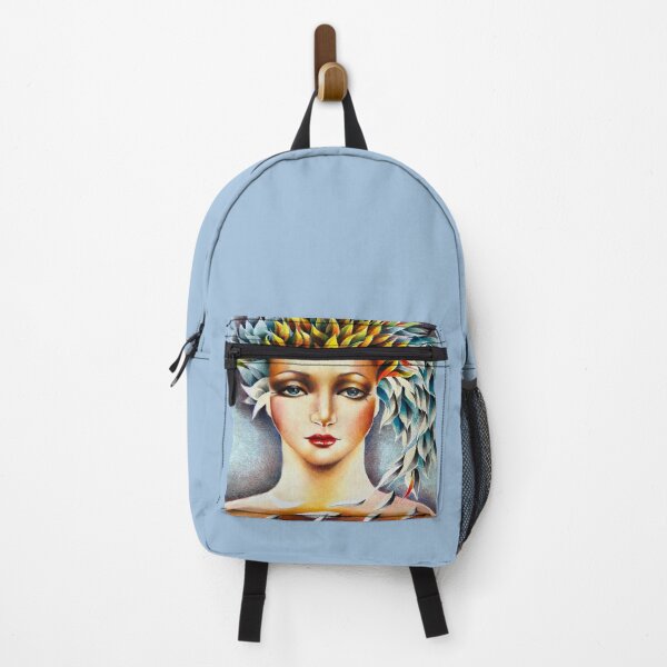 Item preview, 'Windswept". Hand drawn coloured pencil mental health art. designed and sold by Shoot-The-Moon.