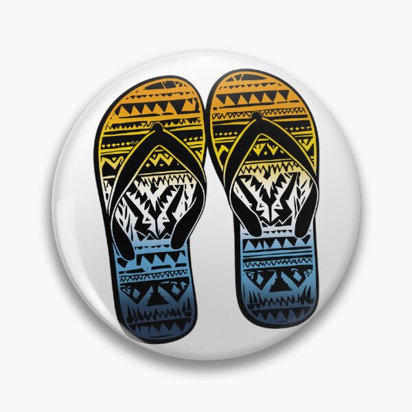 Item preview, Aroace Pride Flag Tribal Flip-Flops Design – Vibrant Pride Art designed and sold by Travelslightly.