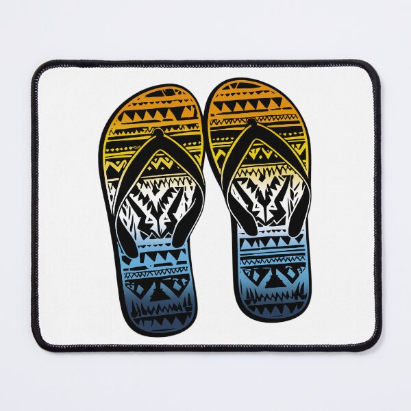 Item preview, Aroace Pride Flag Tribal Flip-Flops Design – Vibrant Pride Art designed and sold by Travelslightly.
