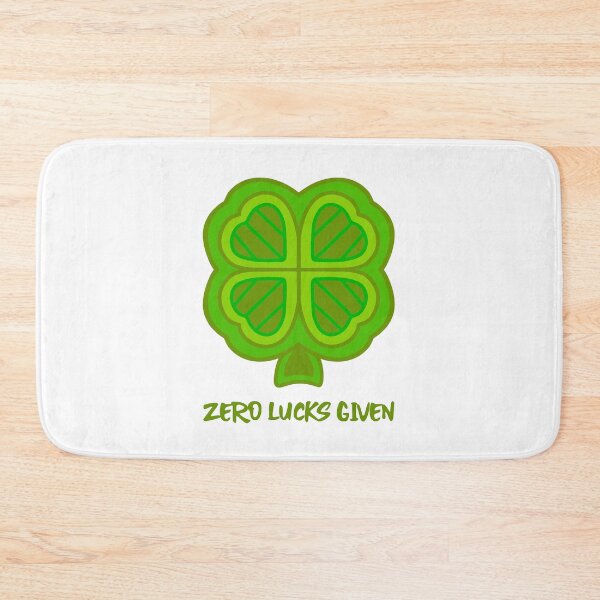 Item preview, Funny Zero Lucks Given Four Leaf Clover designed and sold by Sartoris Art.