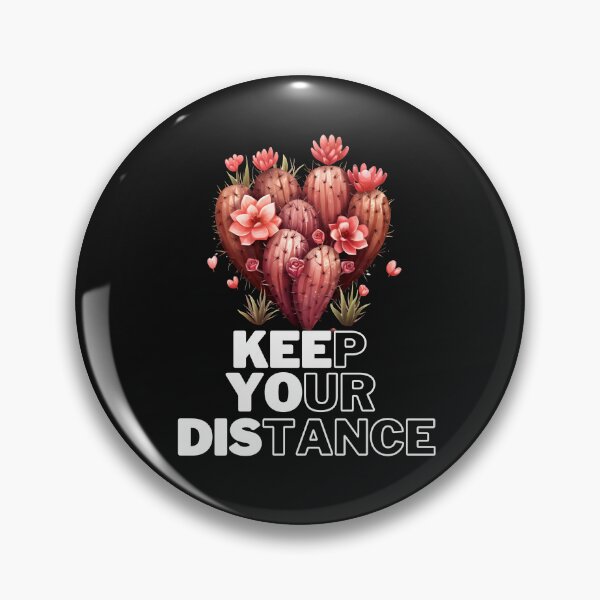 Item preview, Keep your distance - Cactus designed and sold by Rompecabezas.