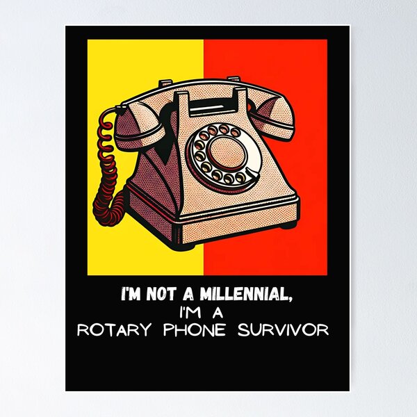 Item preview, Rotary phone survivor designed and sold by likeforcode.