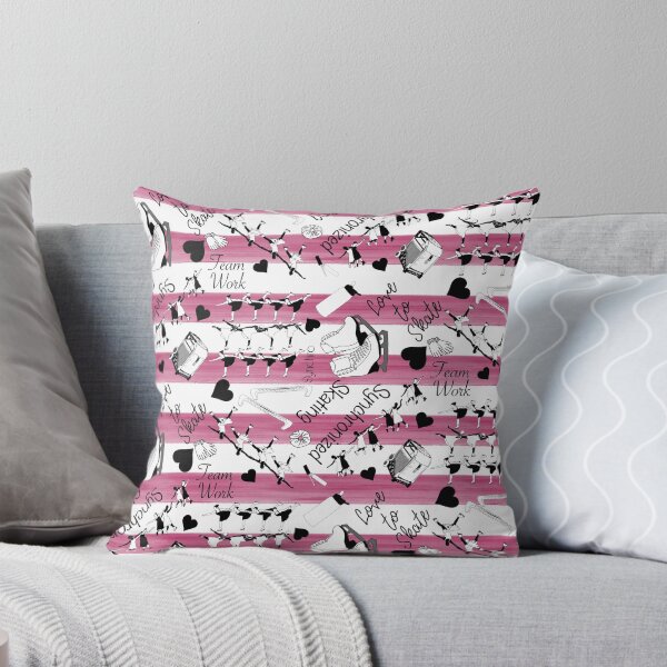 Item preview, Synchronized Skating Black and White, Striped Design- Merlot designed and sold by PD-Skating.