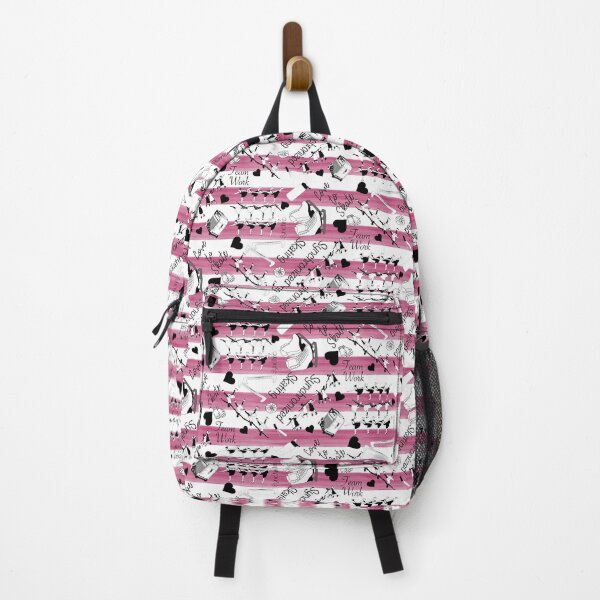 Item preview, Synchronized Skating Black and White, Striped Design- Merlot designed and sold by Purposely Designed.