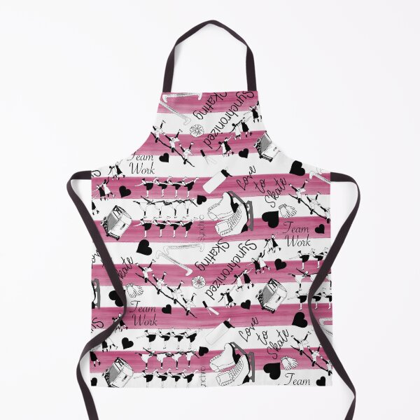 Item preview, Synchronized Skating Black and White, Striped Design- Merlot designed and sold by PD-Skating.