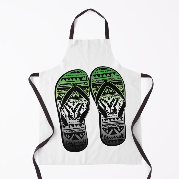 Item preview, Aromantic Pride Flag Tribal Flip-Flops Design – Vibrant Pride Art designed and sold by Travelslightly.