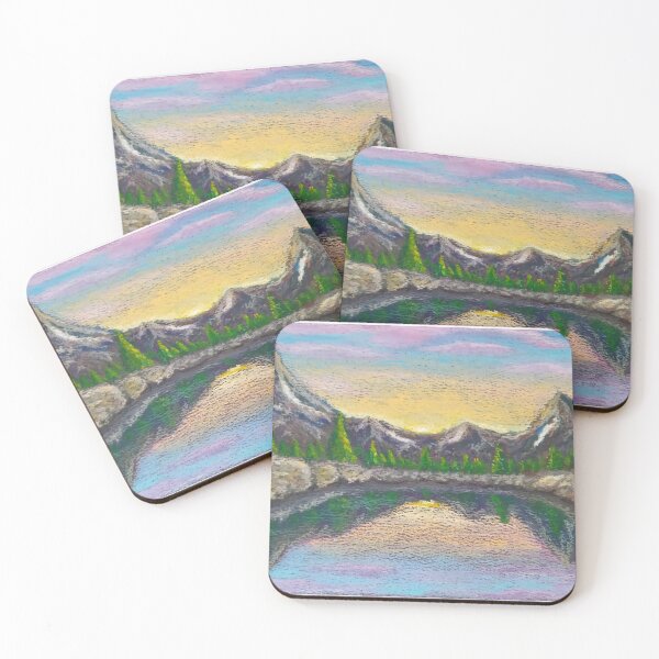 Item preview, Mountainscape - Lake in the mountains - Pastel Painting designed and sold by Sky-99.