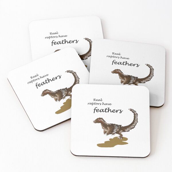 Item preview, Real Raptors Have Feathers - alt designed and sold by Clawfoot Cafe.