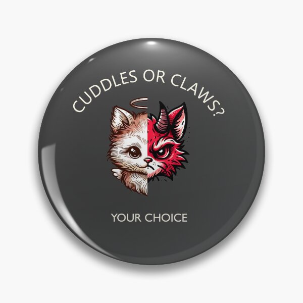 Item preview, Cuddles or Claws? Angelic & Evil Cat Design designed and sold by MIDesign.