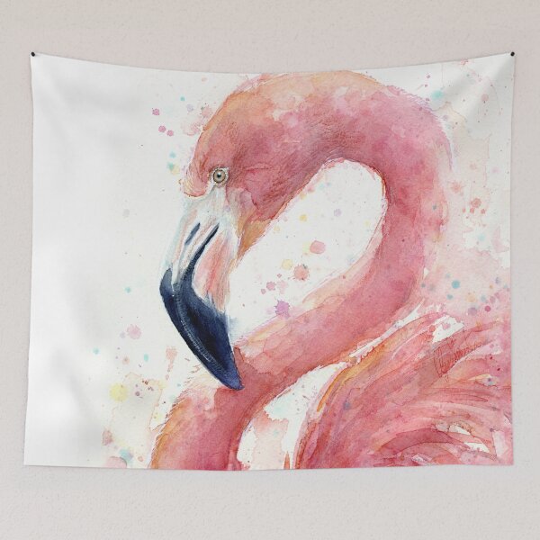Item preview, Flamingo Watercolor  designed and sold by Olga Shvartsur.