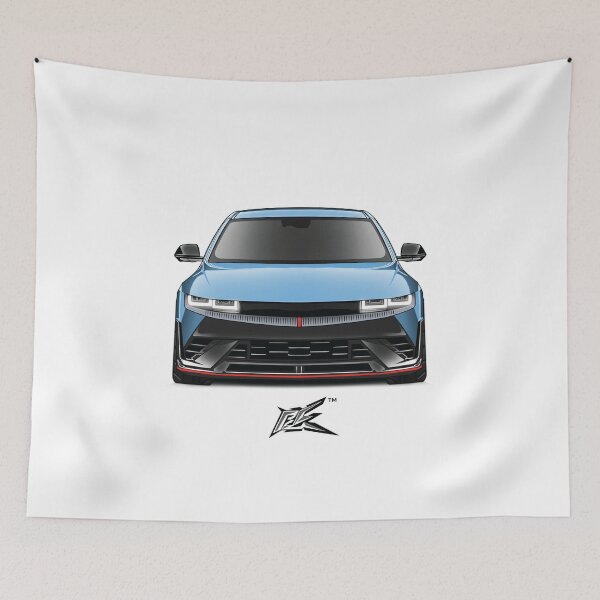 Item preview, hyundai ioniq 5 N dk edition light blue  designed and sold by NaquashM.