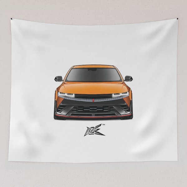 Item preview, hyundai ioniq 5 N dk edition orange  designed and sold by NaquashM.