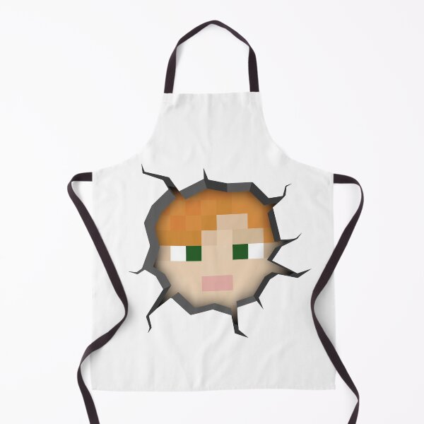 Item preview, Alex Minecraft Head Pixel Art Cracked Wall designed and sold by Kubala Designs.
