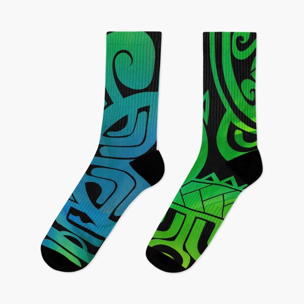 Item preview, Abstract Polynesian Pattern - Harmony in Blue, Green, and Yellow designed and sold by CreaTahiti.
