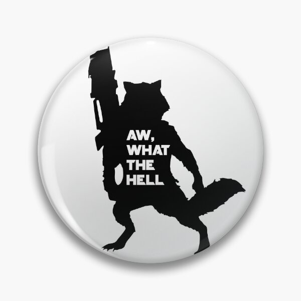 Item preview, Rocket Raccoon - Aw What the Hell designed and sold by KindaSusBro.