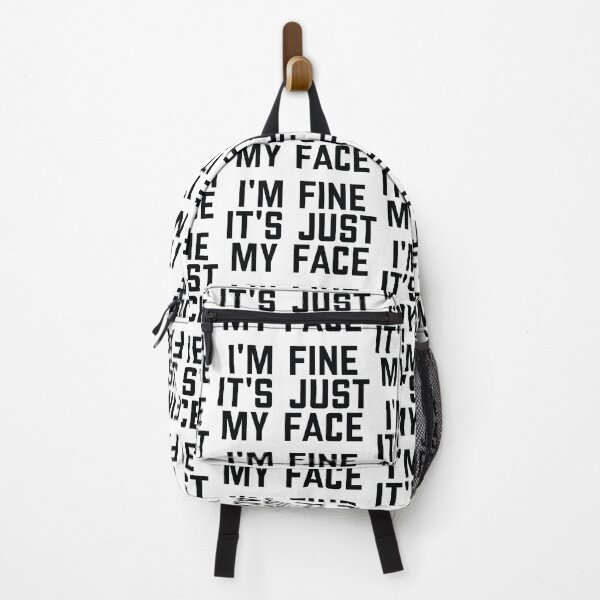 Item preview, I'm Fine It's Just My Face designed and sold by the-craft-shop.