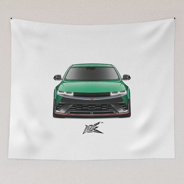 Item preview, hyundai ioniq 5 N dk edition green  designed and sold by NaquashM.