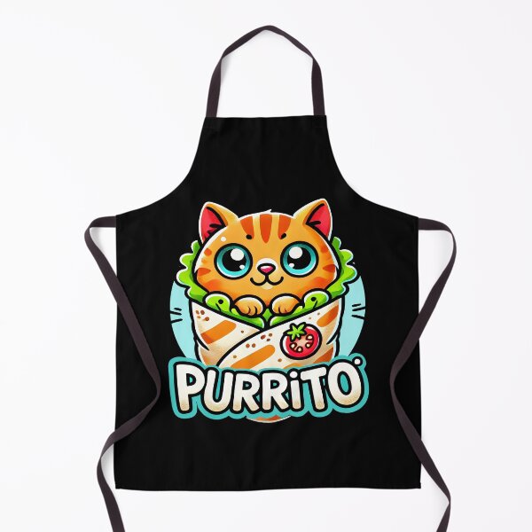 Item preview, "Adorable Cat Burrito Pun Design - Purrito Lover Gift designed and sold by DrawHandArt.