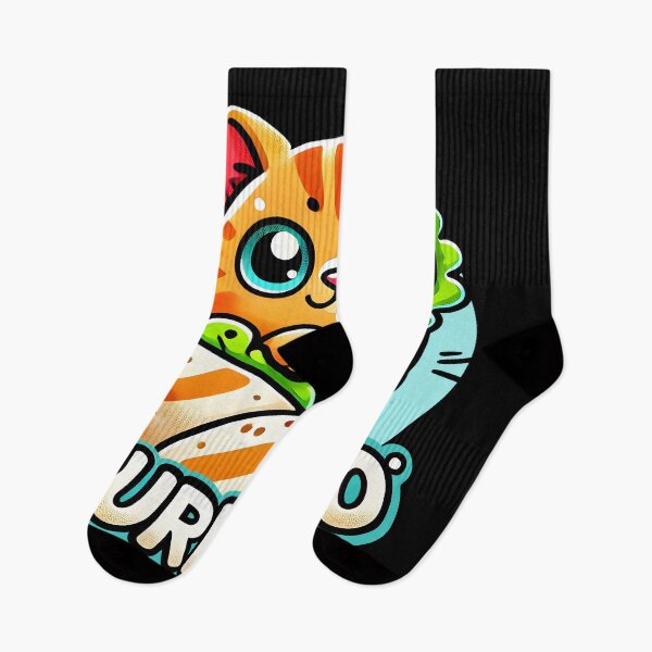 Item preview, "Adorable Cat Burrito Pun Design - Purrito Lover Gift designed and sold by DrawHandArt.