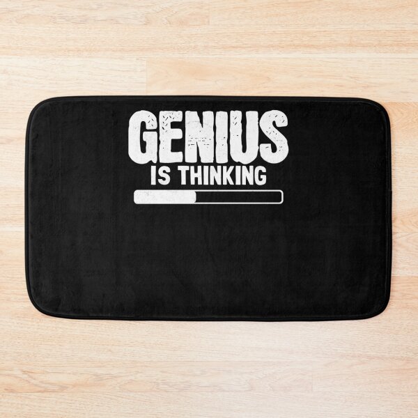 Item preview, Genius Is Thinking Funny Smart Clever Nerd designed and sold by PrintCrafting.