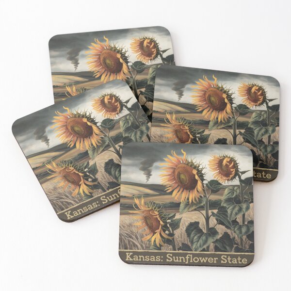 Item preview, Kansas:Sunflower State Charm designed and sold by ArtFlow Creations.