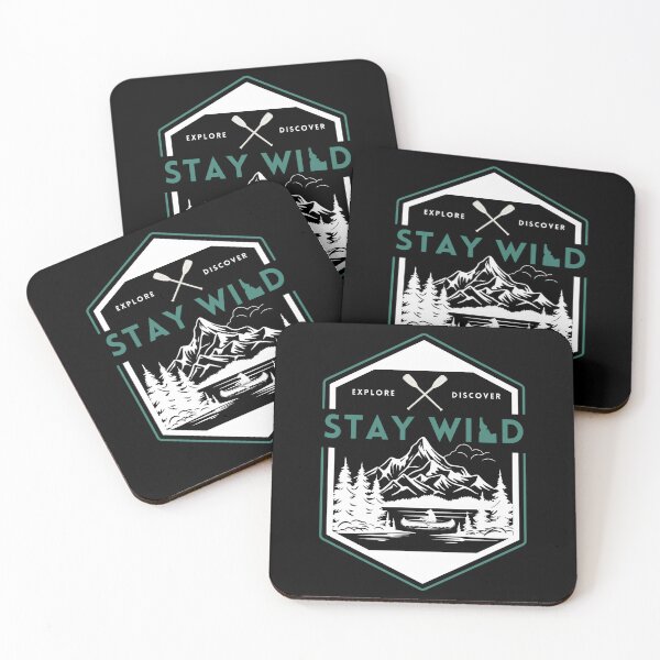 Item preview, Stay Wild Idaho (Bear & Lake, White) designed and sold by The Wandering Bookworm.