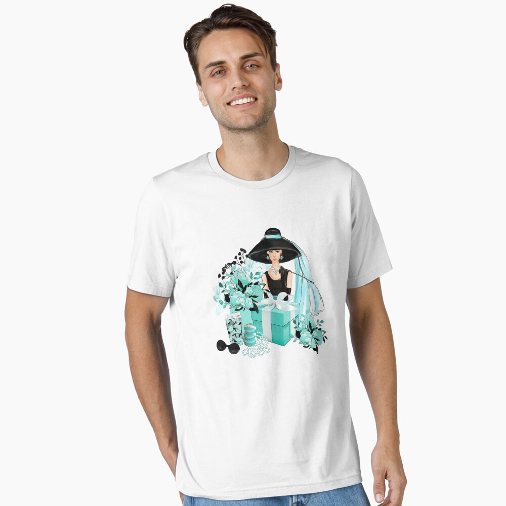 Audrey Hepburn Mint Blue Accessories Poster