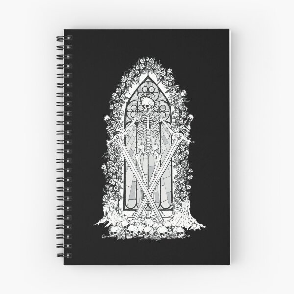 Item preview, Black and white skeleton statue shrine designed and sold by Candycandy362.