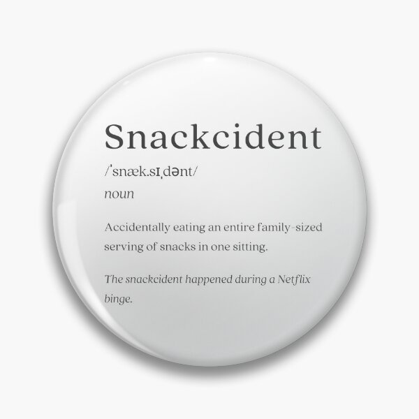 Artikelvorschau, Wörterbuch: Snackcident entworfen und verkauft von nature. electrified..