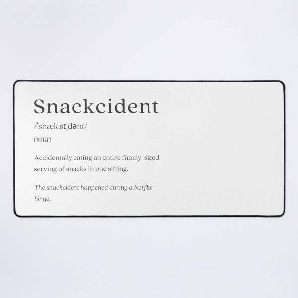 Artikelvorschau, Wörterbuch: Snackcident entworfen und verkauft von nature. electrified..