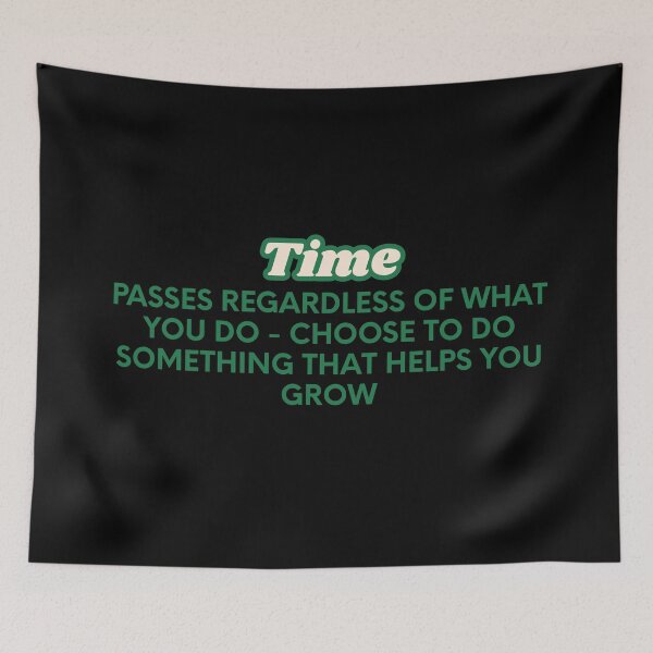Item preview, Time passes regardless of what you do ... designed and sold by M-ormin.