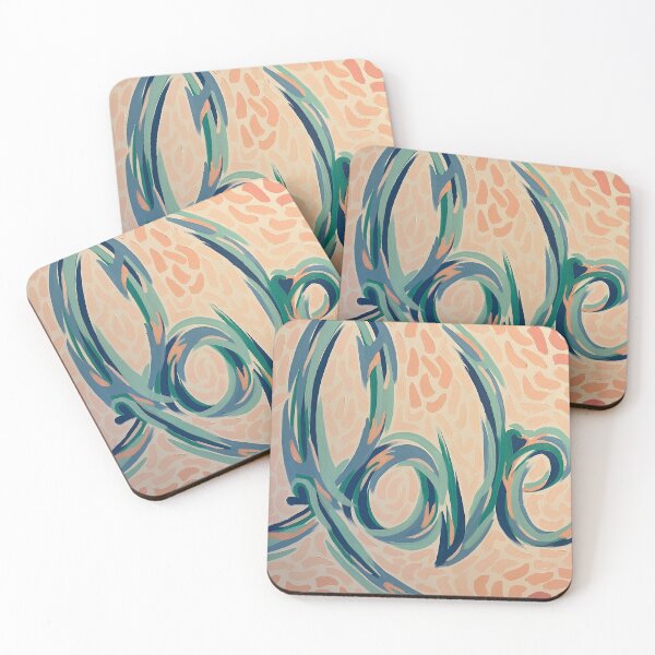 Item preview, Abstract love painting designed and sold by alloftheinspired.