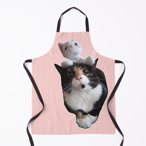 Item preview, The Cat Stack - a cat with a plush cat stacked on top of it designed and sold by Michael Stewart.