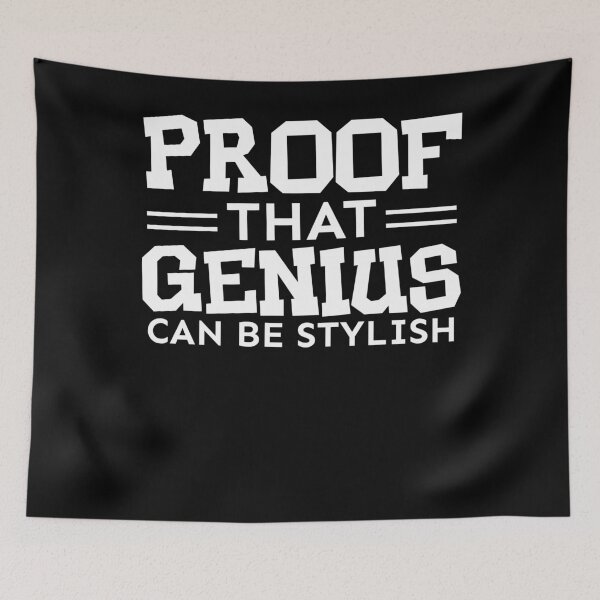 Item preview, Proof That Genius Can Be Stylish Funny Smart Nerd designed and sold by PrintCrafting.