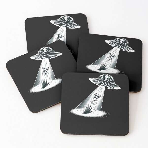 Item preview, UFO Alien Eating Pizza Abduction Funny Food Lover designed and sold by Dressed For  Duty.
