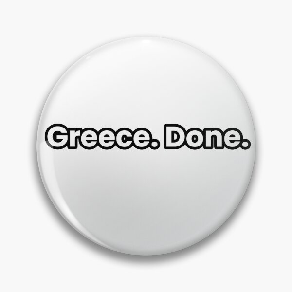 Item preview, Greece Done Travel vintage retro minimalist wanderlust  designed and sold by CheeseBlueprint.