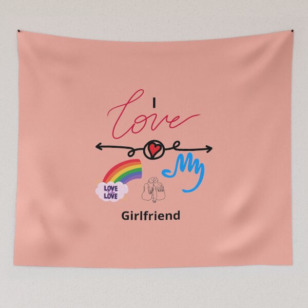 Item preview, I Love My Girlfriend Classic T-Shirt designed and sold by Kivenshoping.