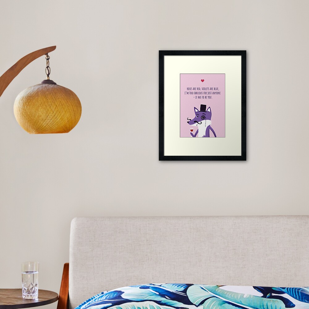 Item preview, Framed Art Print designed and sold by ItsPurpleFox.