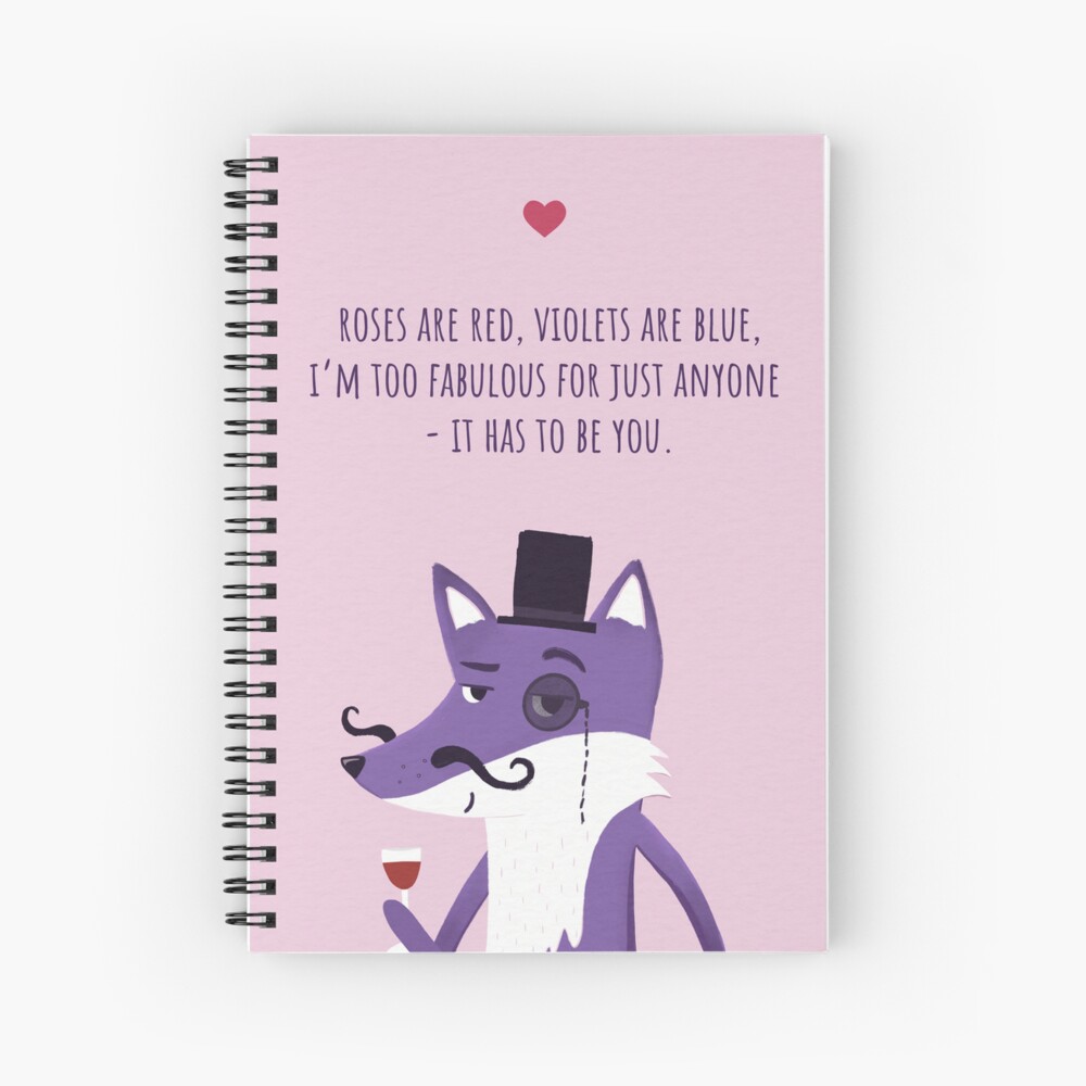 Item preview, Spiral Notebook designed and sold by ItsPurpleFox.