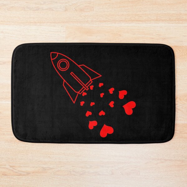 Artikelvorschau, Herzrakete, Rakete der Liebe Valentinstag Design entworfen und verkauft von IceBathDESIGNS.