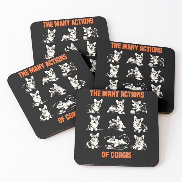 Item preview, Many Actions Of Corgi Funny Cute Pet Owners Dog Lover designed and sold by Dressed For  Duty.
