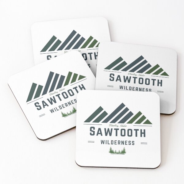 Item preview, Sawtooth Wilderness & Mountains  designed and sold by The Wandering Bookworm.