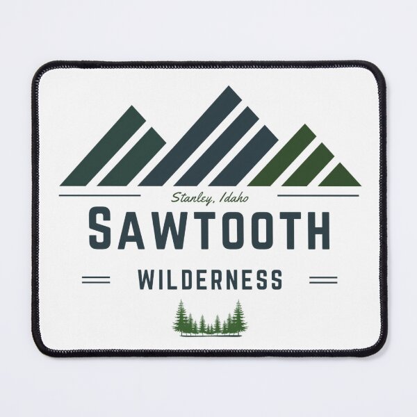 Item preview, Sawtooth Wilderness & Mountains  designed and sold by The Wandering Bookworm.