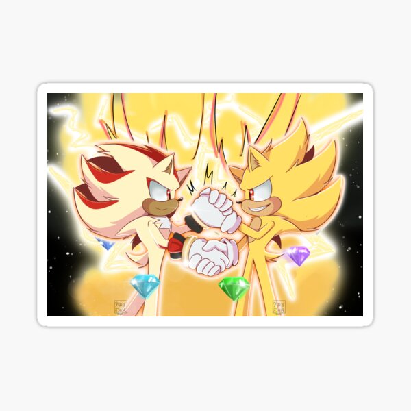 Item preview, Movie Super Sonic & Shadow designed and sold by Ma3day.