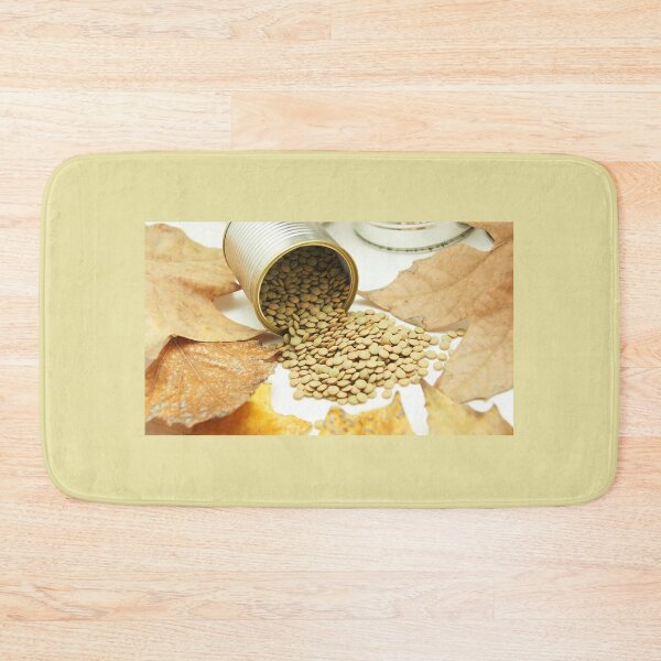 Item preview, Lentils on dry leaves designed and sold by manoloshoping.