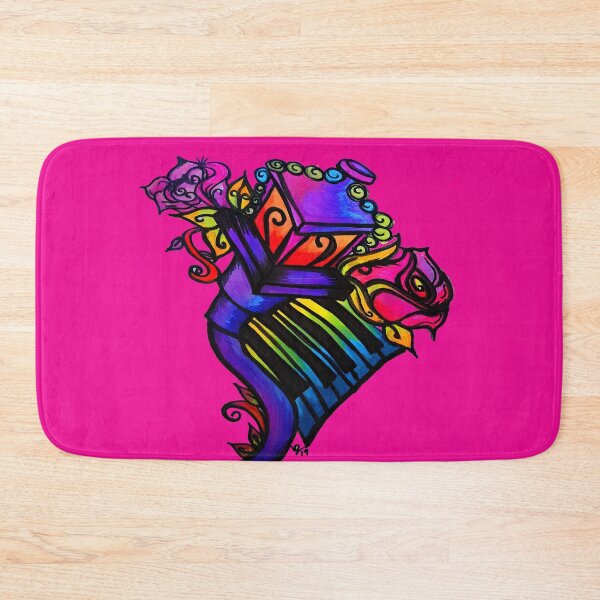 Item preview, Colorful Musical Street Post  designed and sold by artbyomega.