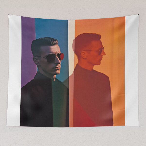 Item preview, Man in shades, bright backdrop designed and sold by anytka.