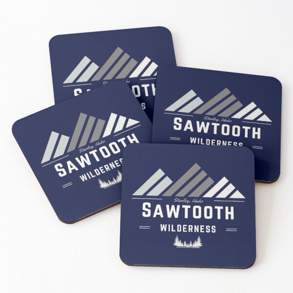 Item preview, Sawtooth Wilderness & Mountains (Light) designed and sold by The Wandering Bookworm.